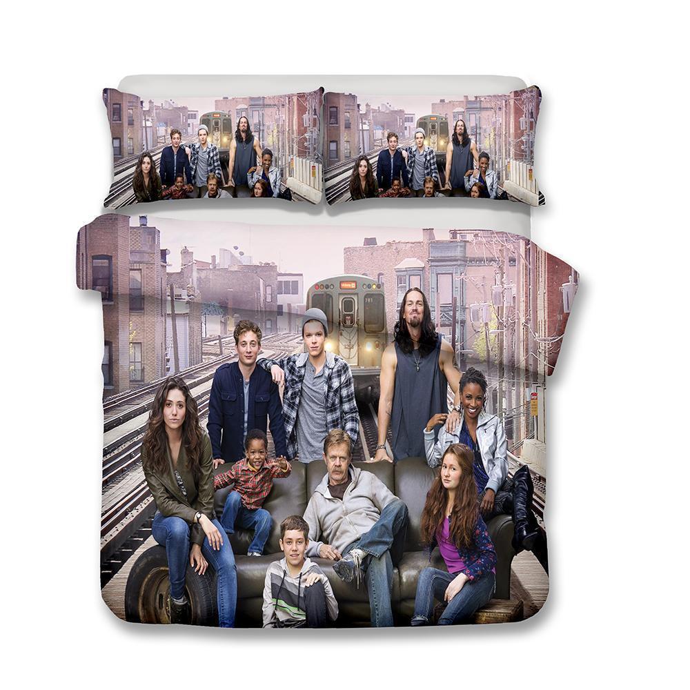 3D Tv Showtime Shameless Printed Customized Lip Gallagher Ian Debbie Duvet Cover Bedding Set