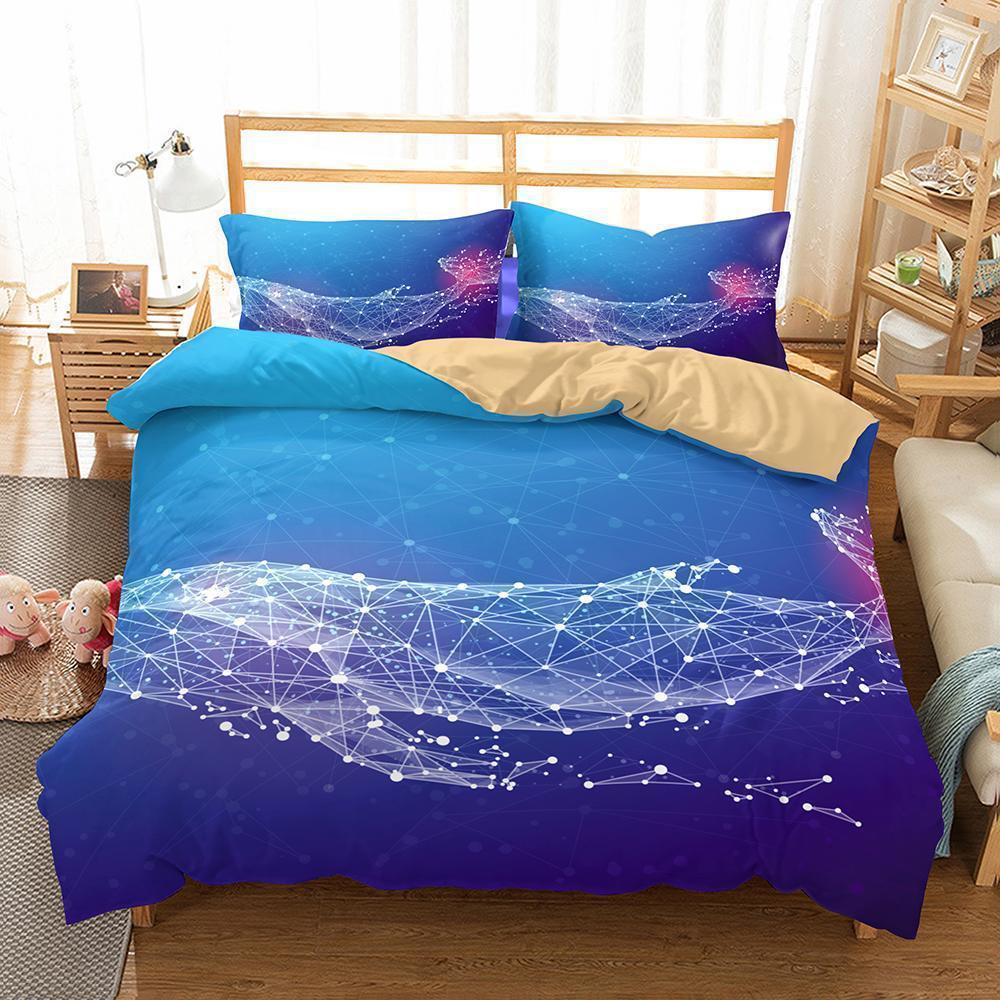 3D Whale Cover Queen 3D Duvet Cover Bedding Set