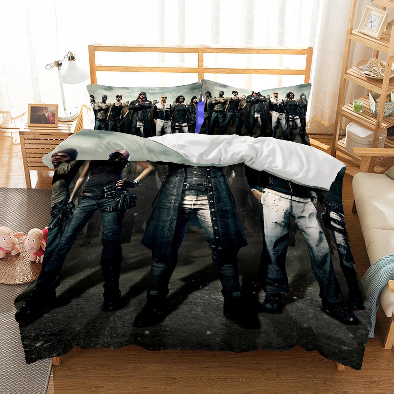 3D Wholesale Game Pubg Duvet Cover Bedding Set
