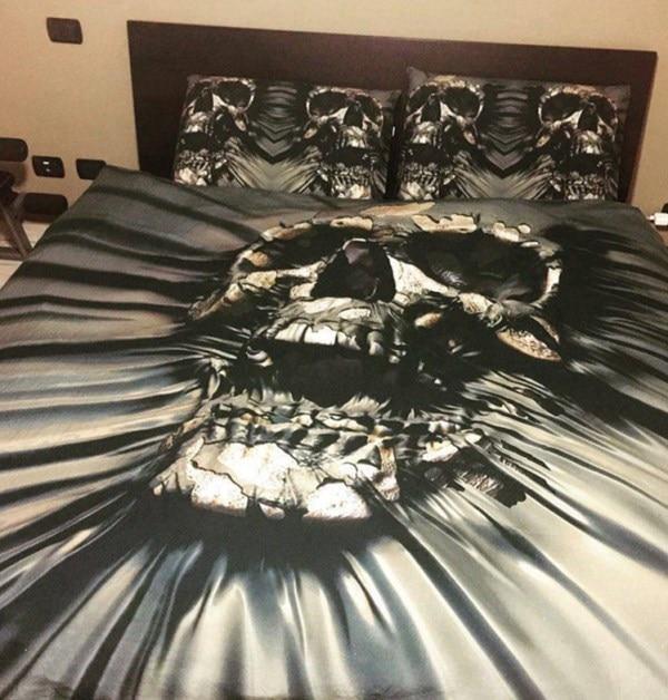 3Dcreamkull 3D Customized Duvet Cover Bedding Set