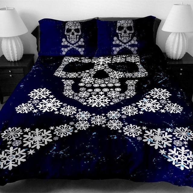 3Dugarkull 3D Customized Duvet Cover Bedding Set