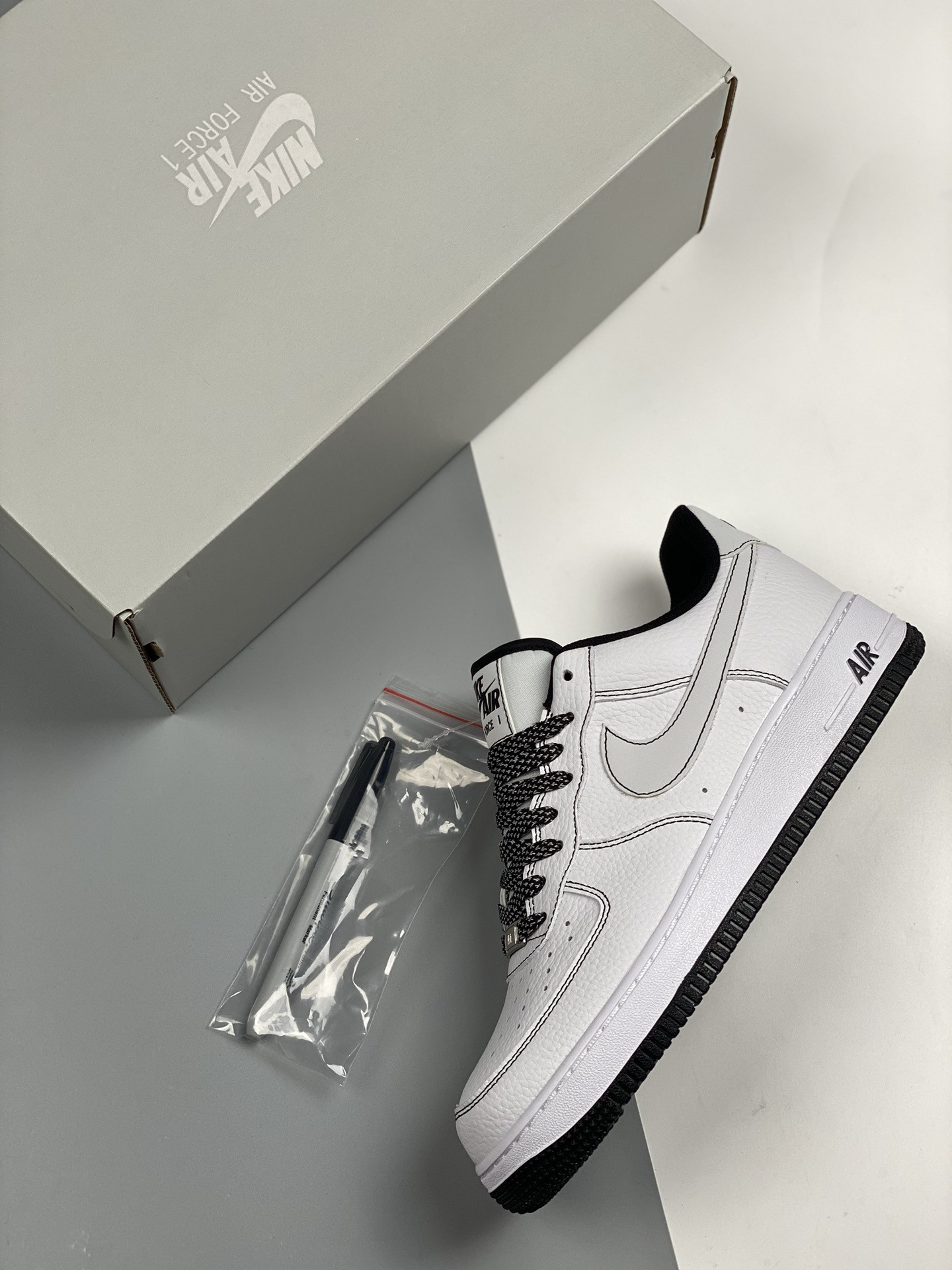 3M x Nike Air Force 1 Low White/Black For Sale