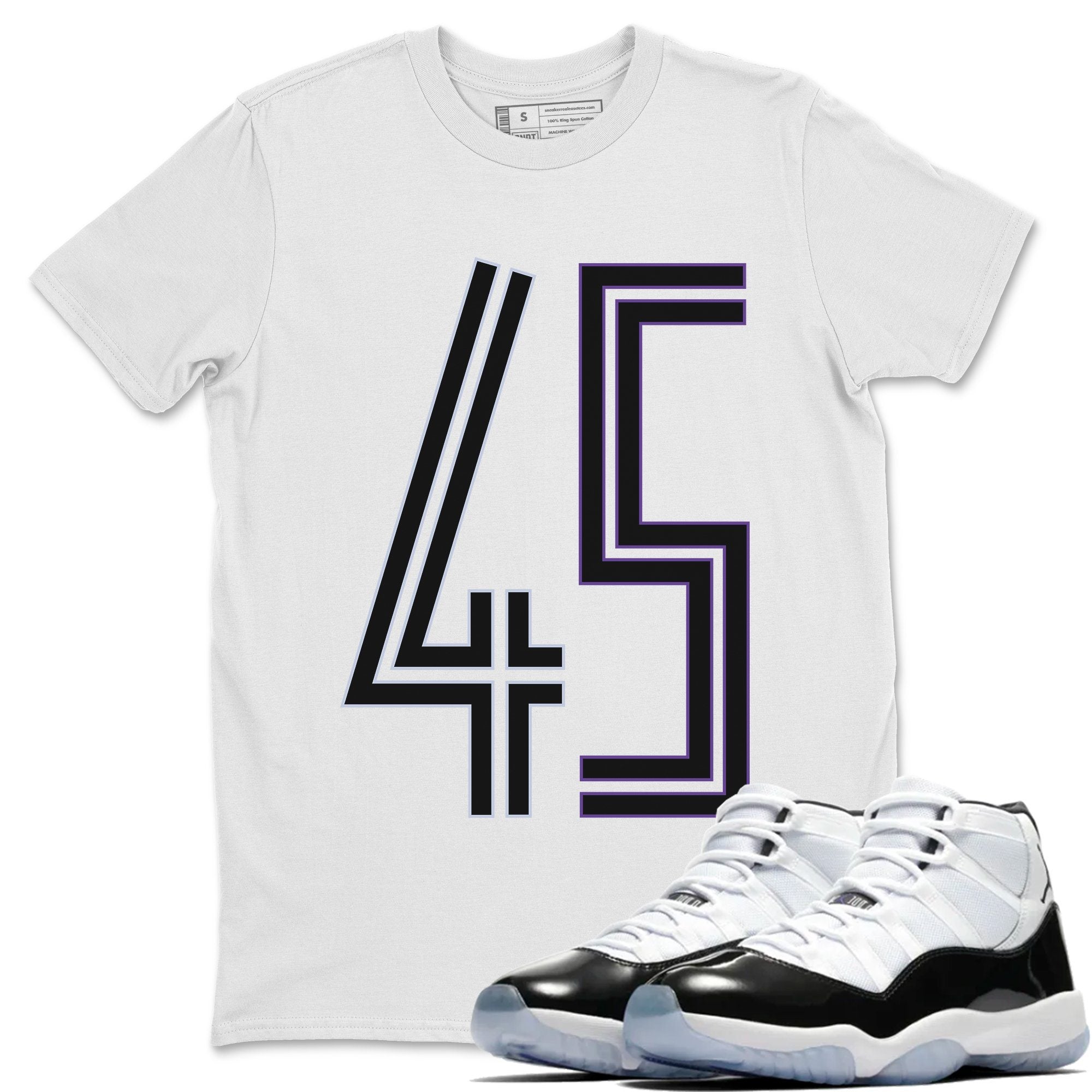 45 Unisex Tshirt – Air Jordan 11 Concord
