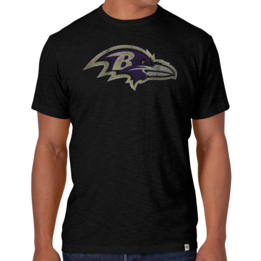 47 Men S Baltimore Ravens Scrum Logo T-Shirt
