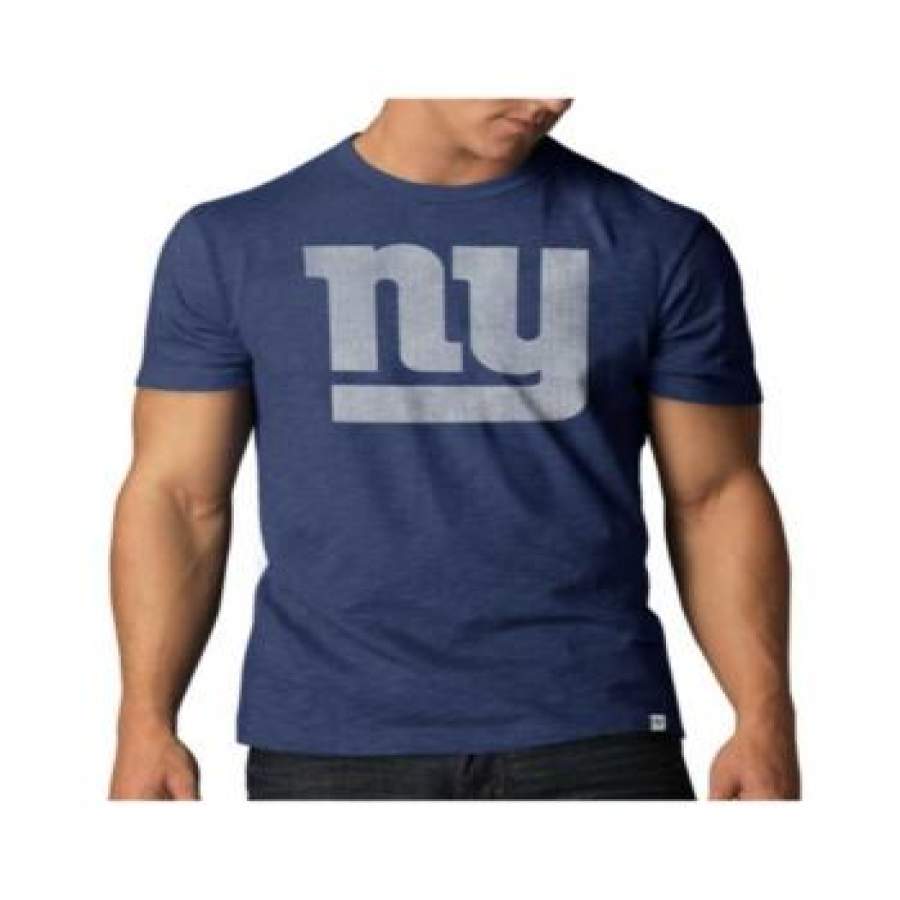 47 Men S New York Giants Logo Scrum T-Shirt