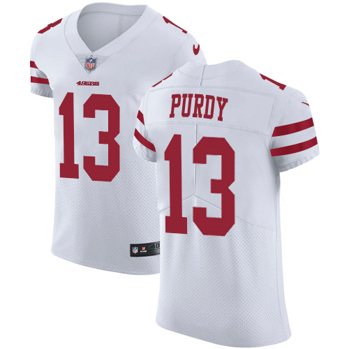 49ers #13 Brock Purdy White Men’s Stitched NFL Vapor Untouchable Elite Jersey