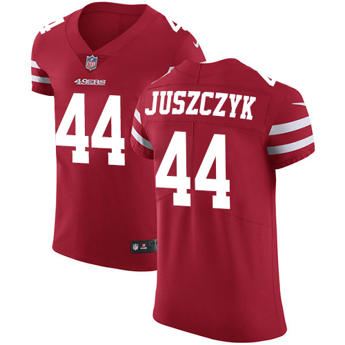 49ers #44 Kyle Juszczyk Red Team Color Men’s Stitched NFL Vapor Untouchable Elite Jersey