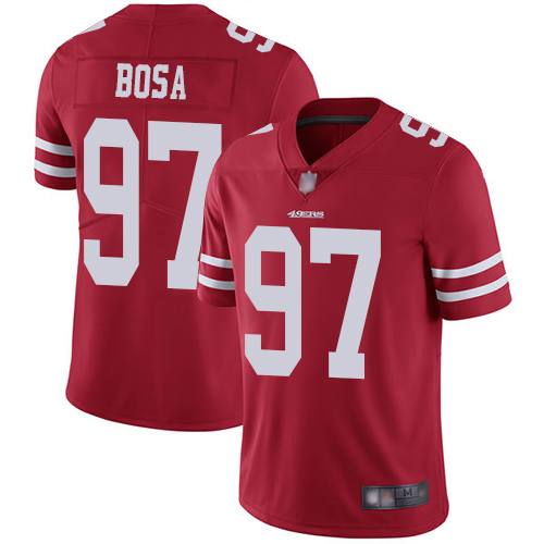 49ers #97 Nick Bosa Red Team Color Men’s Stitched NFL Vapor Untouchable Jersey