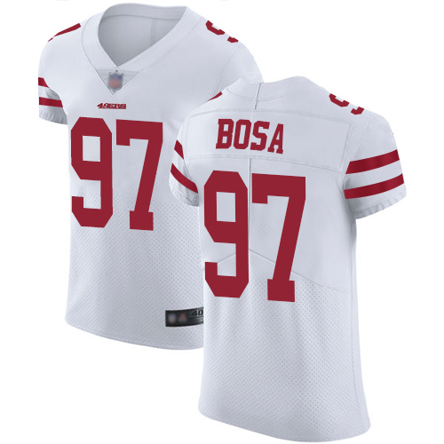 49ers #97 Nick Bosa White Men’s Stitched NFL Vapor Untouchable Elite Jersey