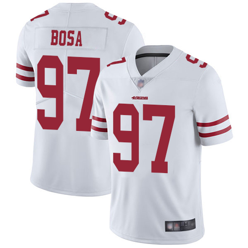 49ers #97 Nick Bosa White Men’s Stitched NFL Vapor Untouchable Jersey