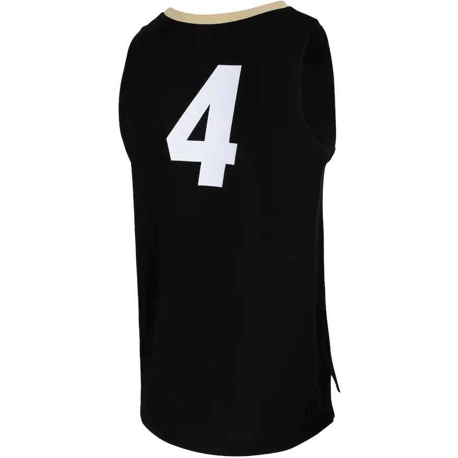 4 Colorado Buffaloes Team Basketball Stitched Jersey – Black
