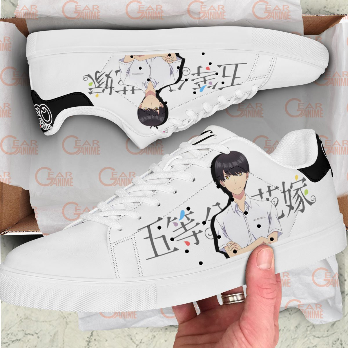 5-Toubun no Hanayome Fuutarou Uesugi Skate Sneakers Custom Anime Shoes