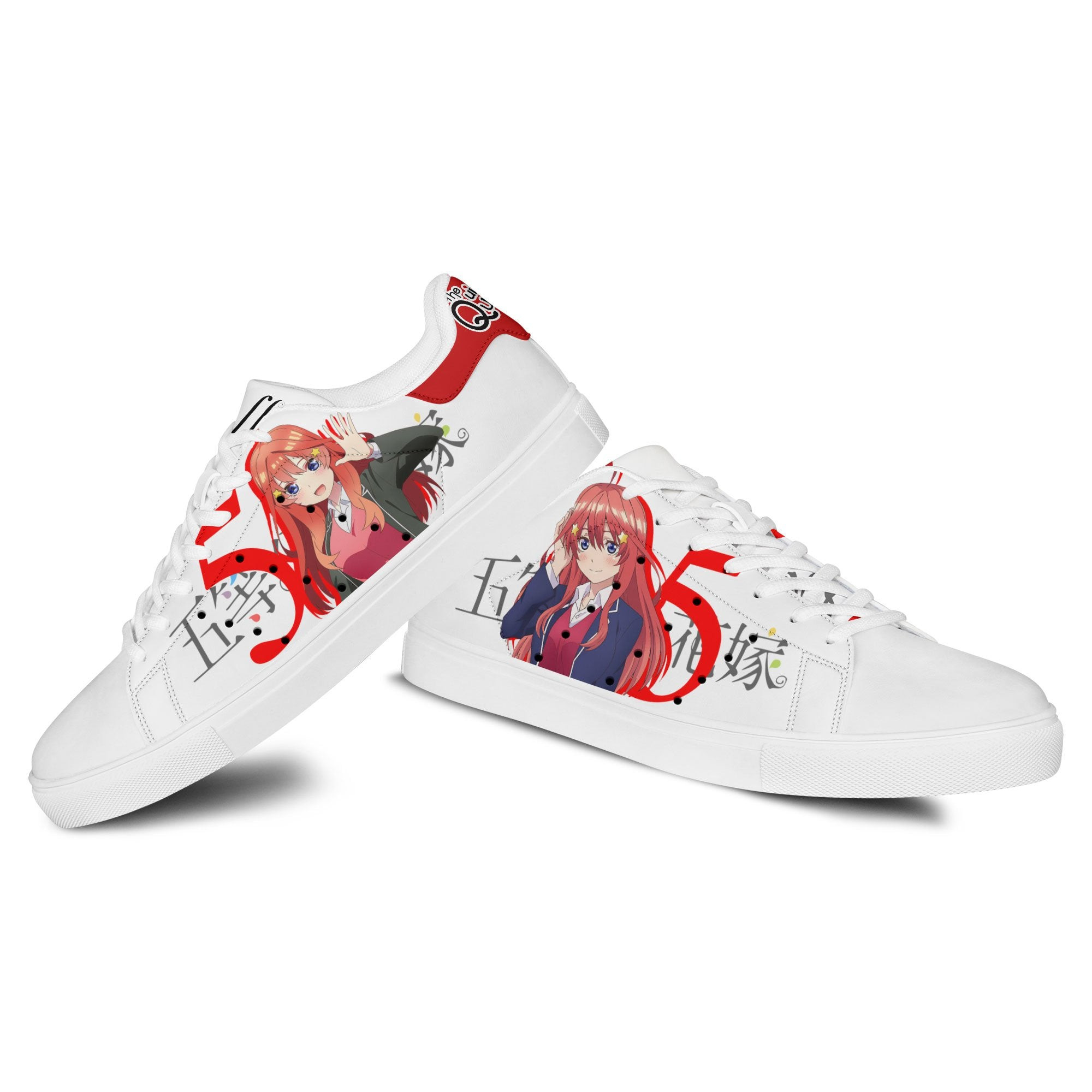 5-Toubun no Hanayome Itsuki Nakano Skate Sneakers Custom Anime Shoes