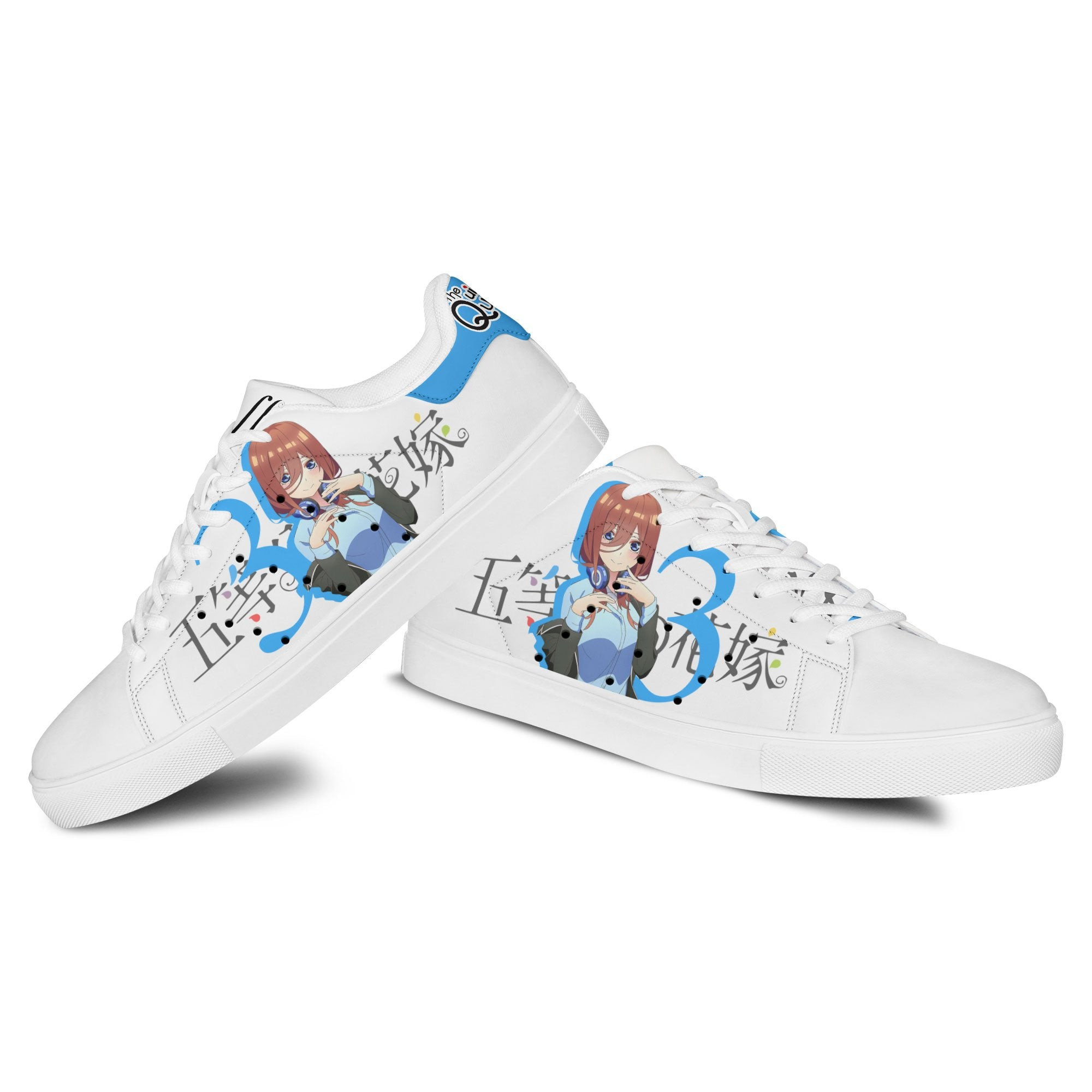 5-Toubun no Hanayome Miku Nakano Skate Sneakers Custom Anime Shoes