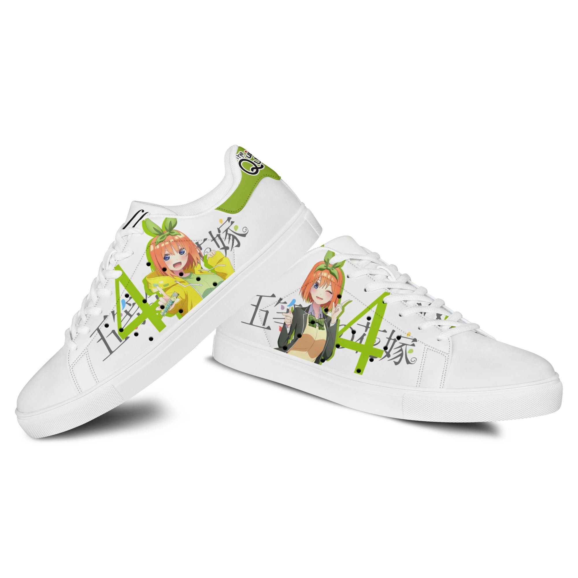 5-Toubun no Hanayome Yotsuba Nakano Skate Sneakers Custom Anime Shoes