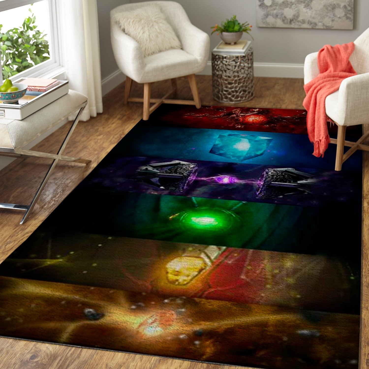 6 Infinity Stones Area Limited Edition Rectangle Rug