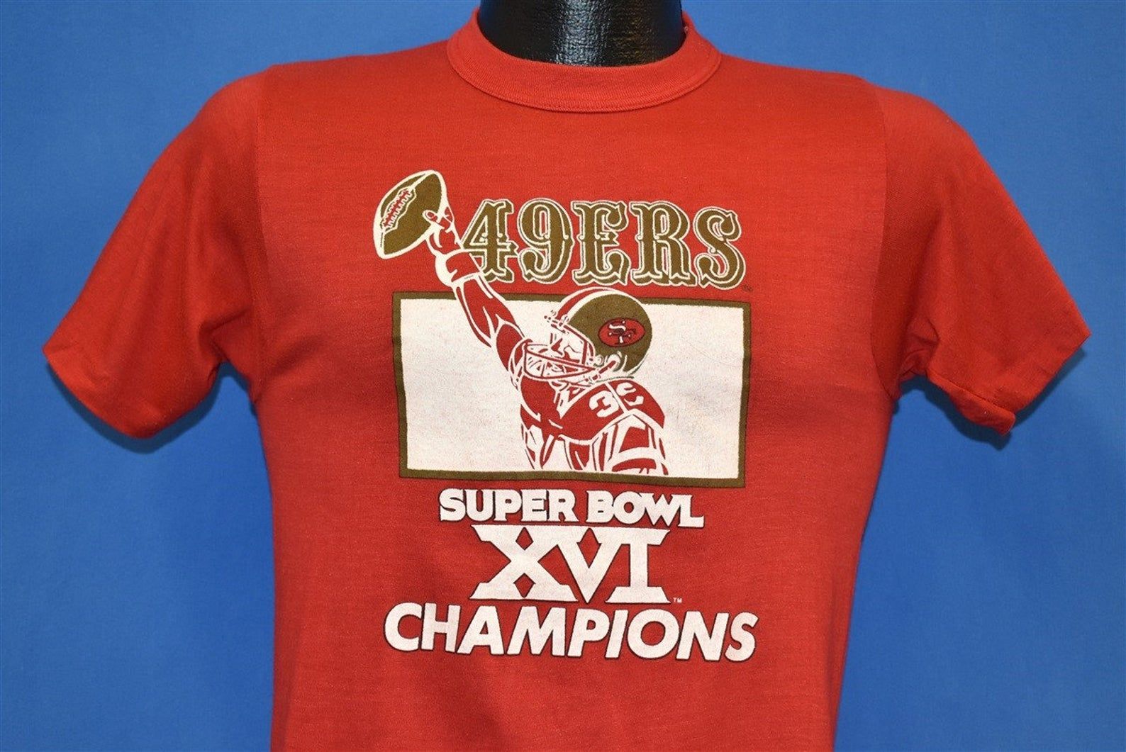 80S San Francisco 49Ers Super Bowl Xvi Champs T-Shirt