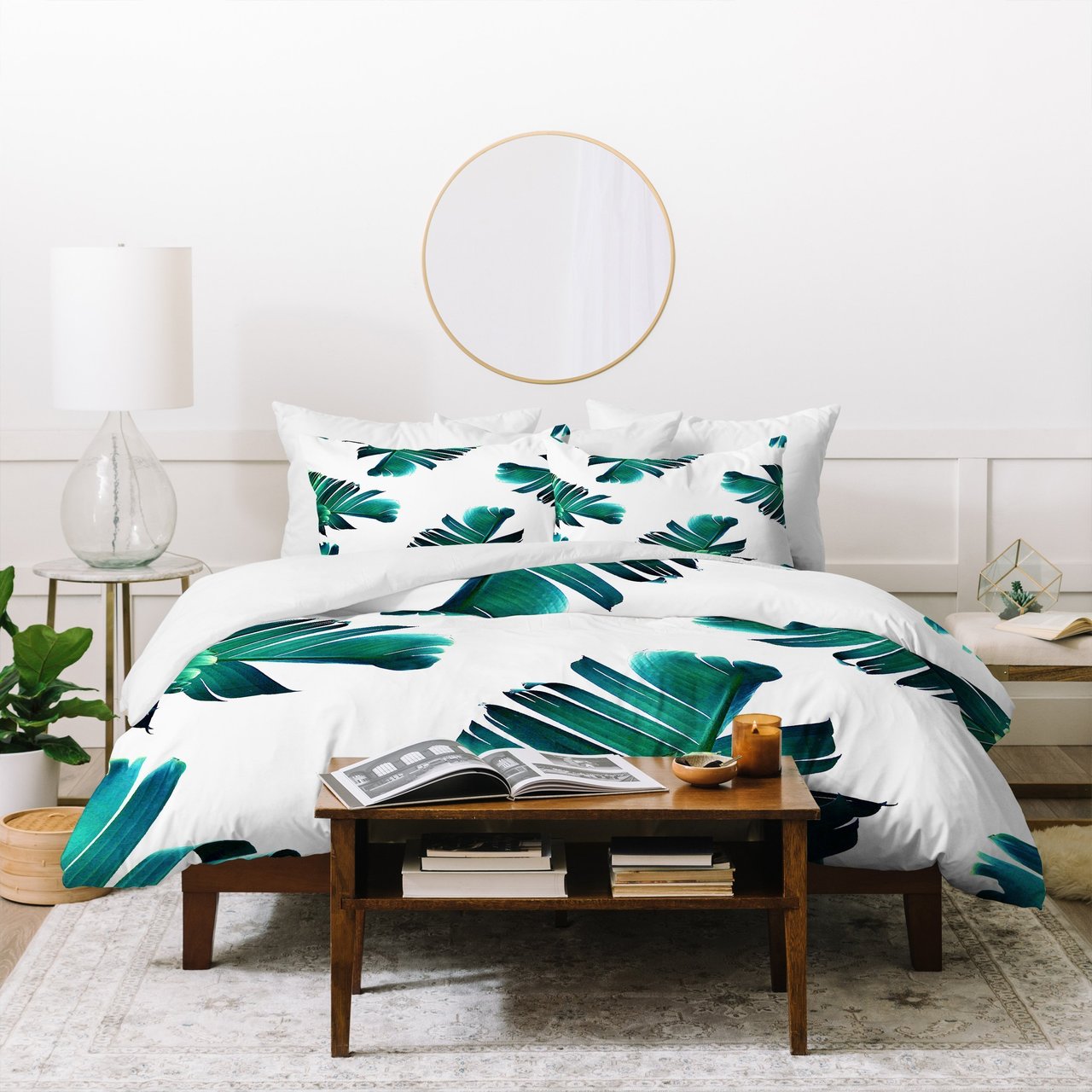 83 Oranges Banana Leaf Crush Duvet Cover Bedding Set