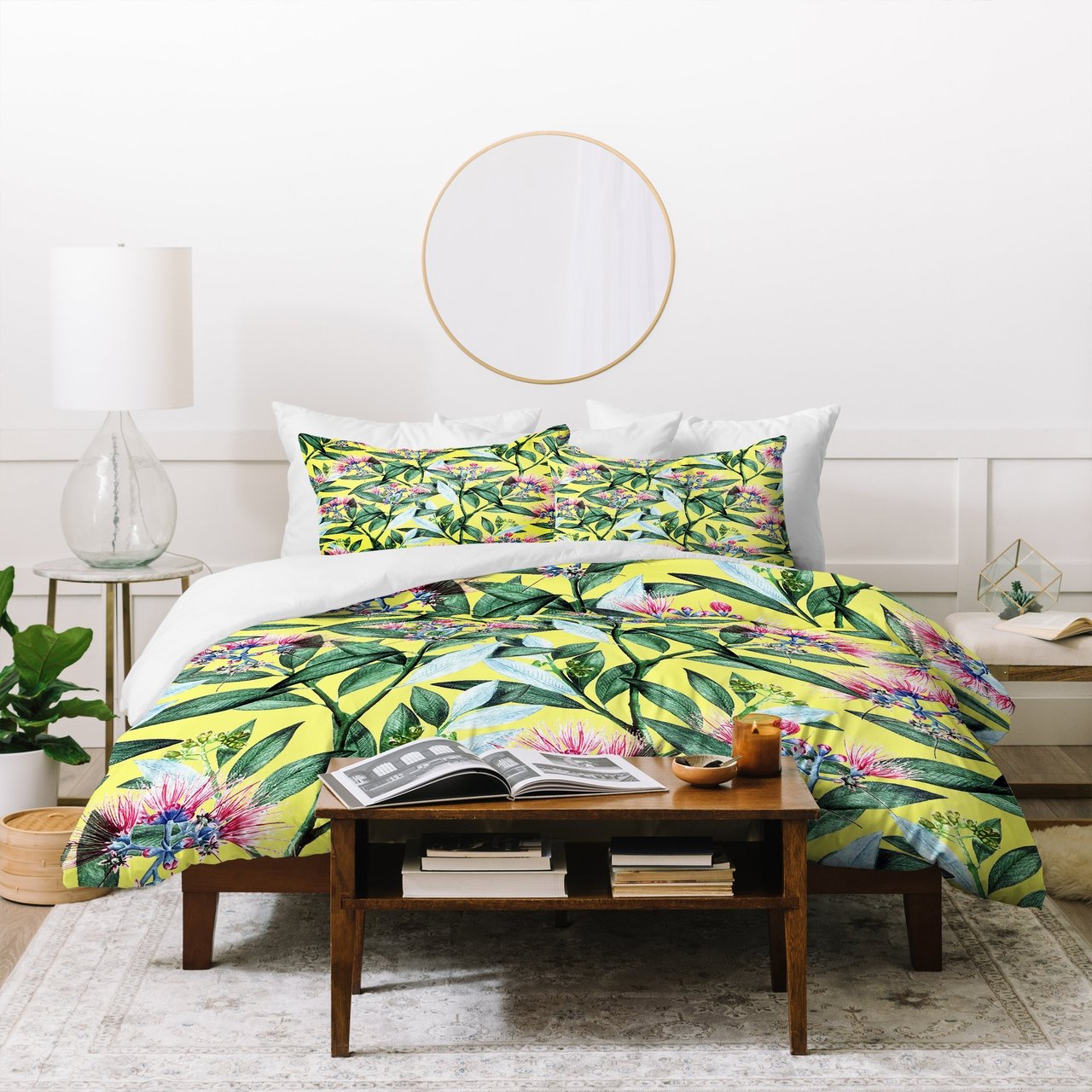 83 Oranges Floral Cure Two Duvet Cover Bedding Set