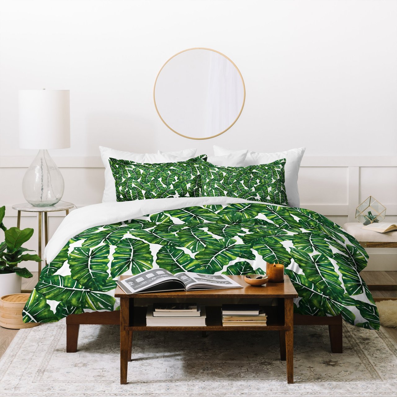 83 Oranges Leafy Nature Duvet Cover Bedding Set