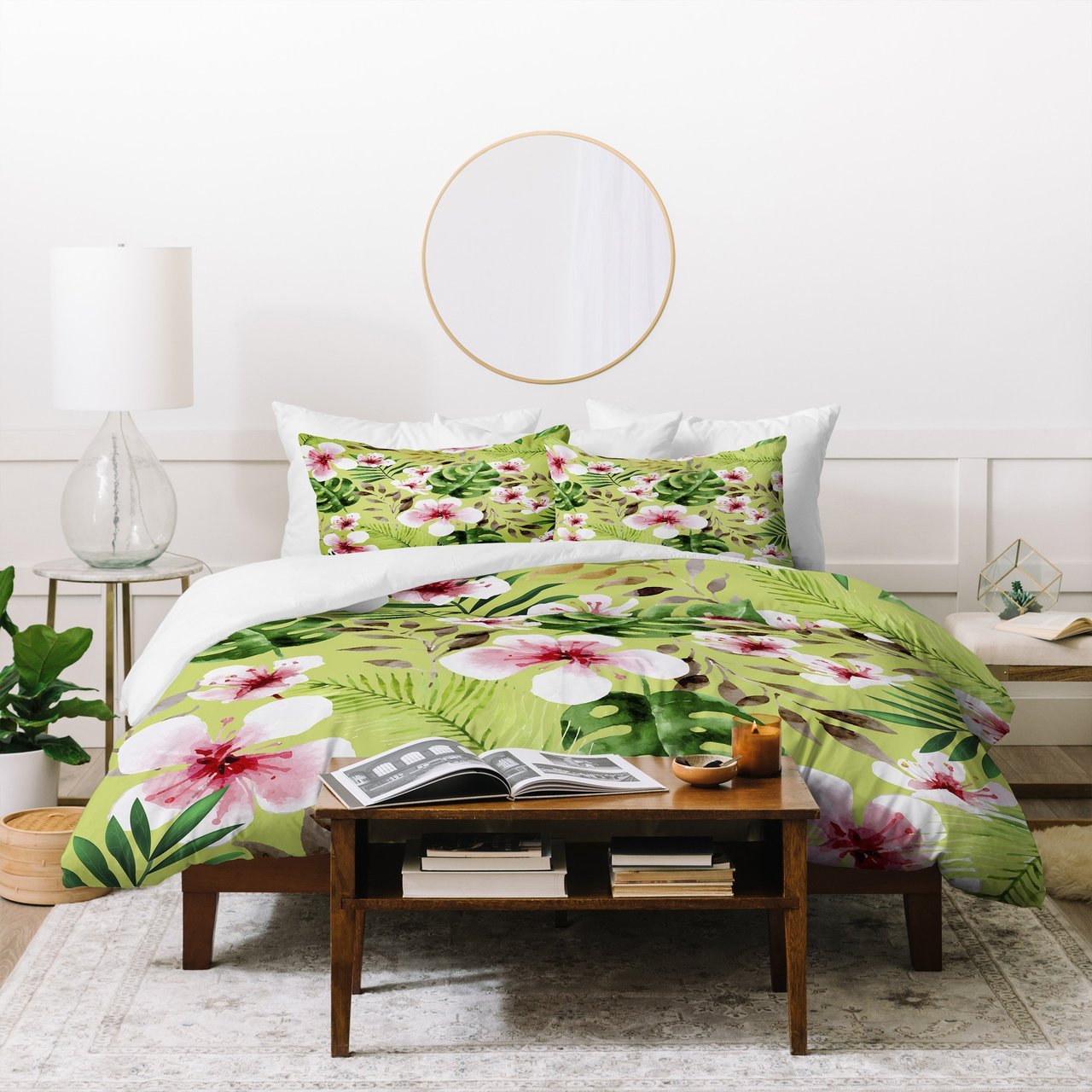 83 Oranges Lovely Floral Duvet Cover Bedding Set