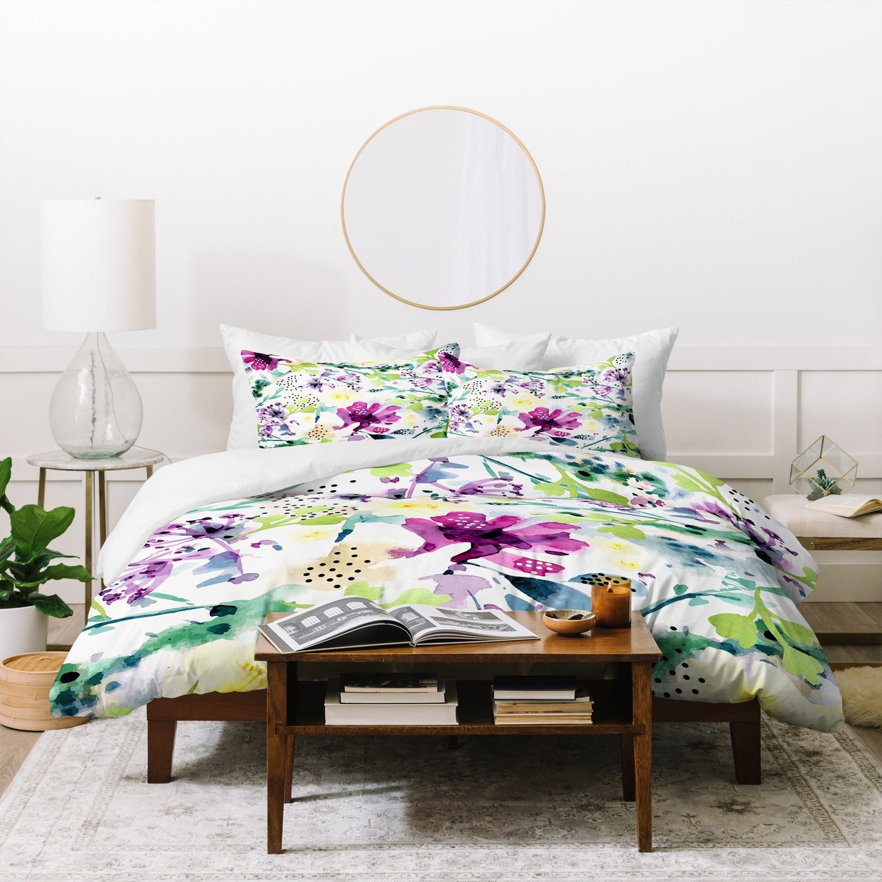 83 Oranges Violet Duvet Cover Bedding Set