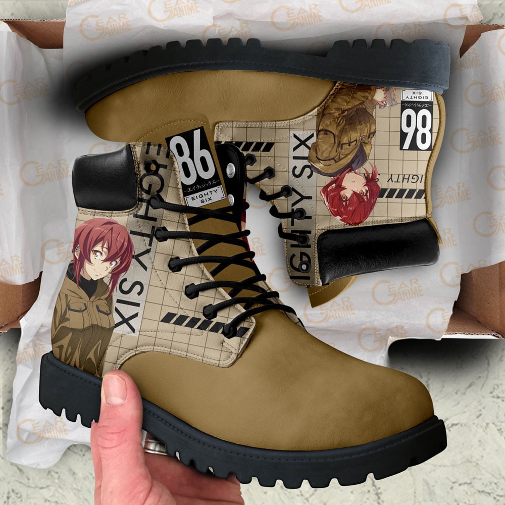 86 Eighty Six Kurena Kukumila Boots Anime Custom Shoes
