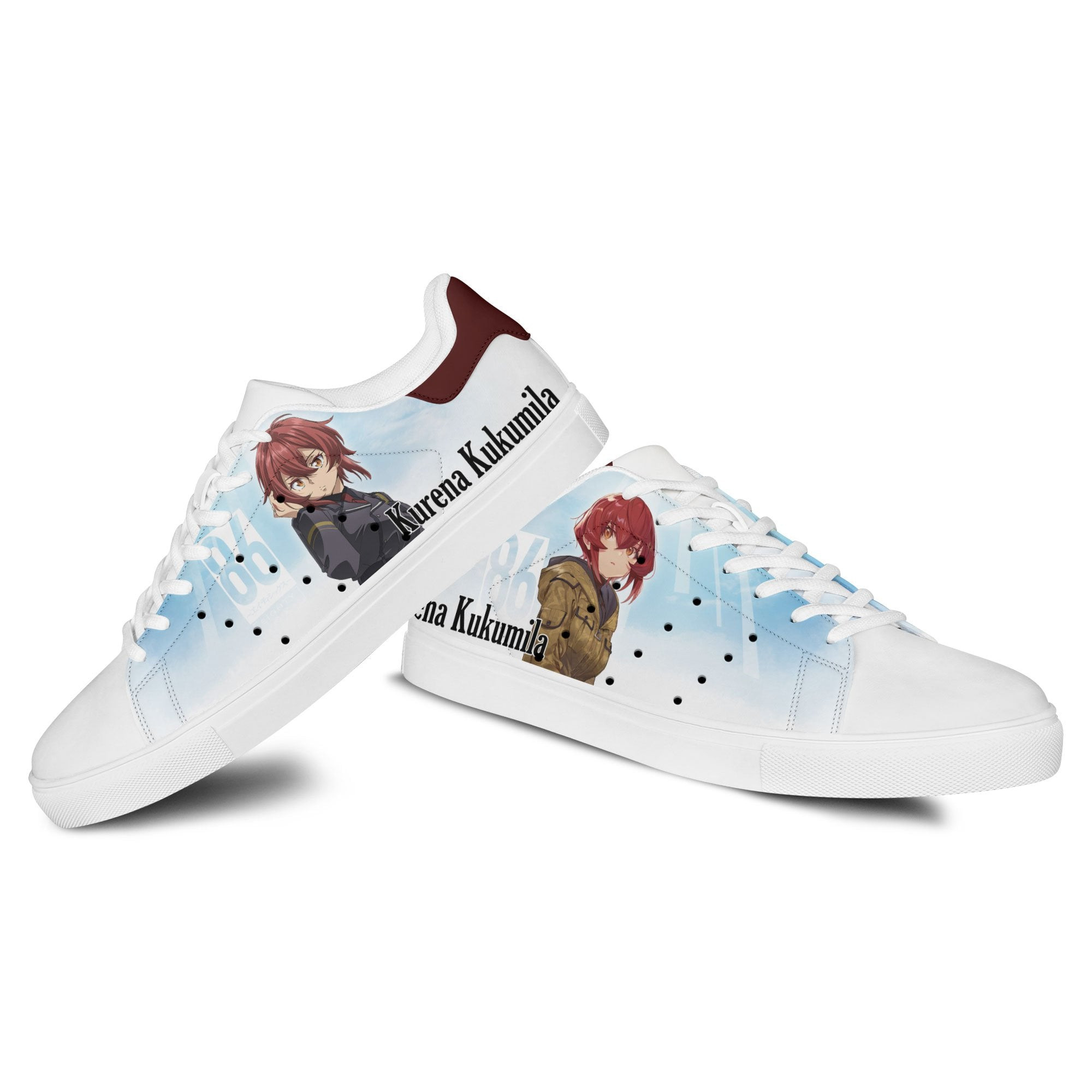 86 Eighty Six Kurena Kukumila Skate Sneakers Custom Anime Shoes