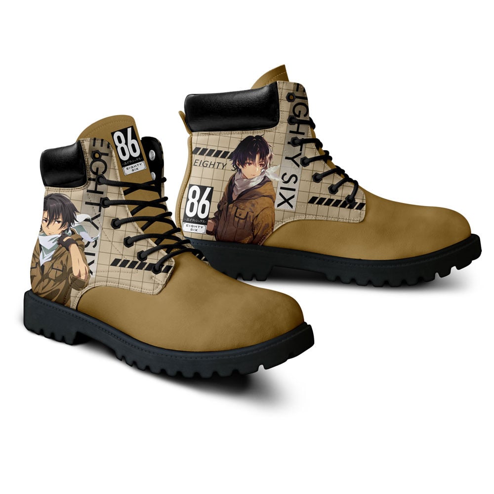 86 Eighty Six Shinei Nouzen Boots Anime Custom Shoes