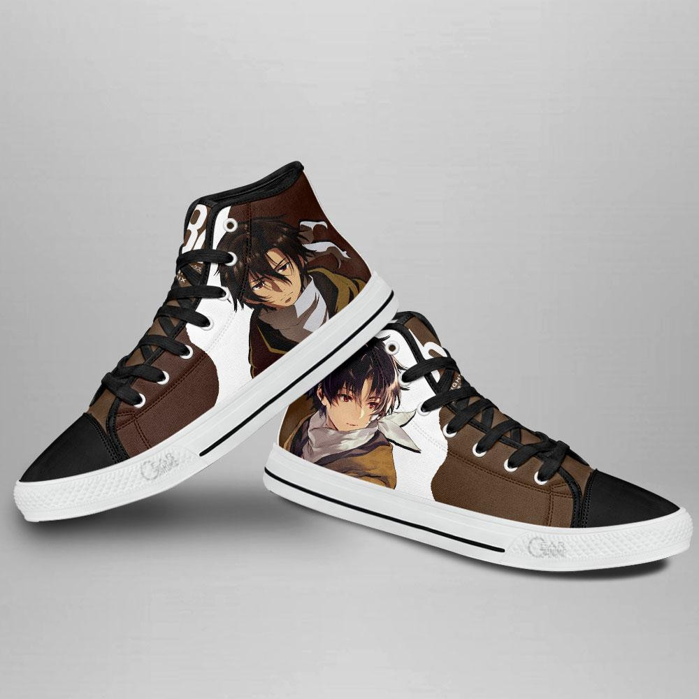 86 Eighty Six Shinei Nouzen High Top Shoes Custom Anime Sneakers