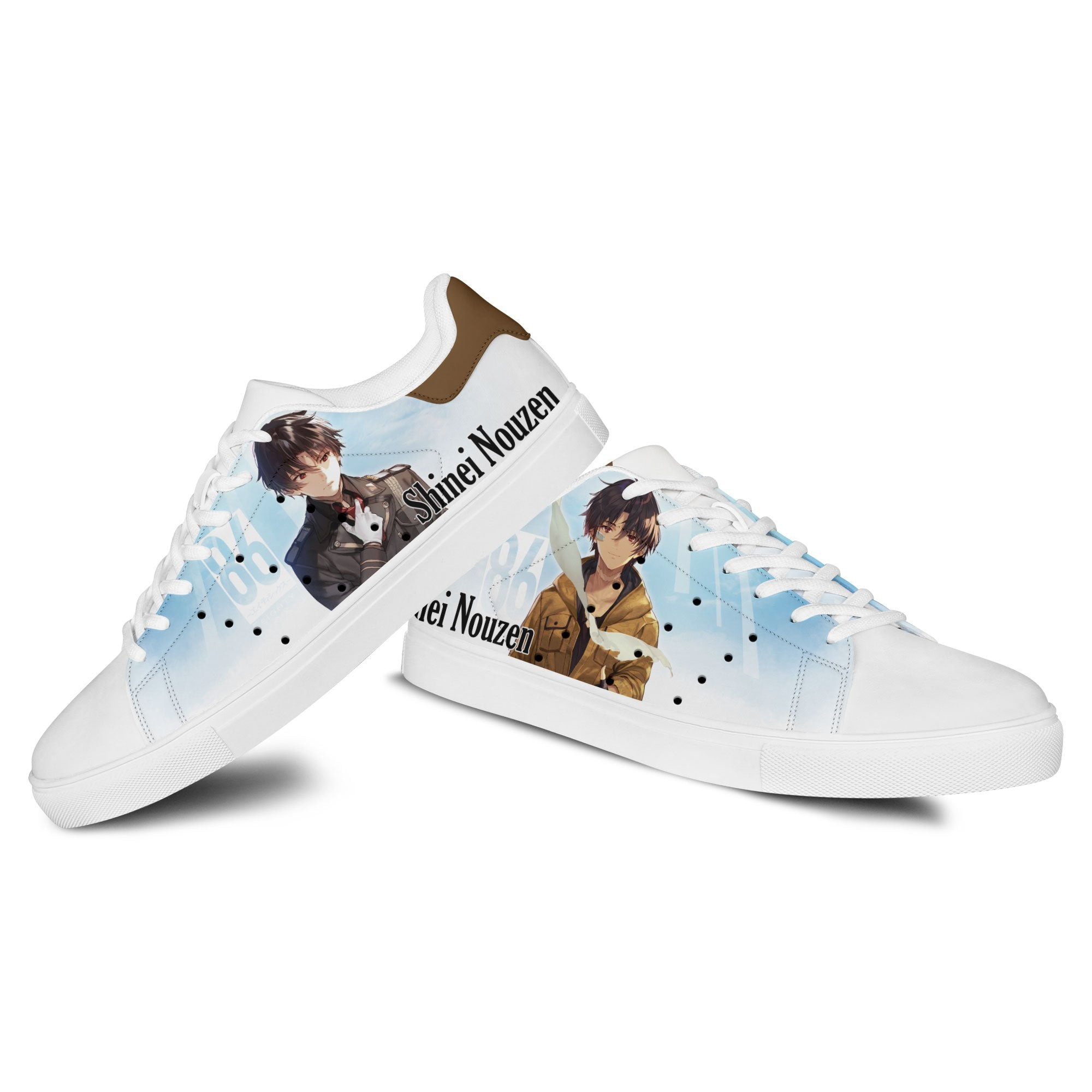 86 Eighty Six Shinei Nouzen Skate Sneakers Custom Anime Shoes