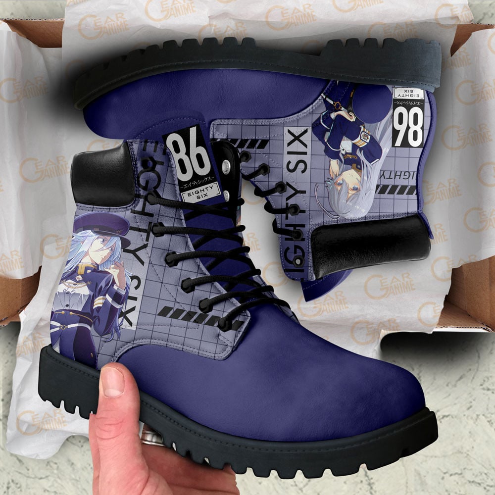 86 Eighty Six Vladilena Milize Boots Anime Custom Shoes