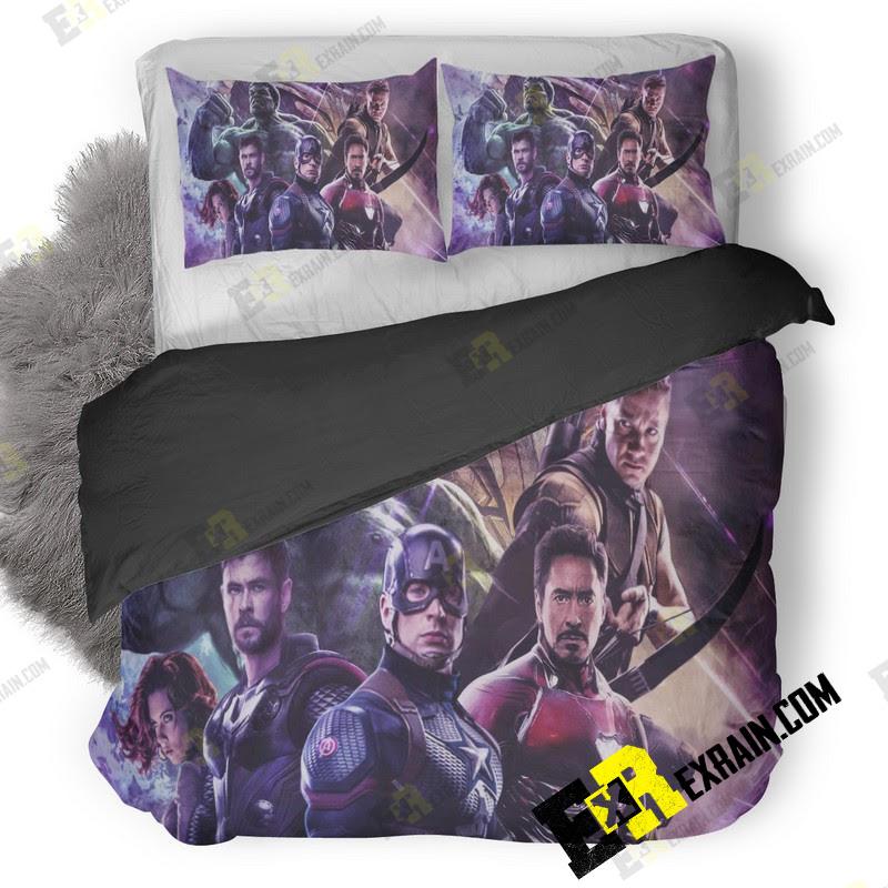 88 Avengers Endgame Fm 3D Customized Duvet Cover Bedding Set