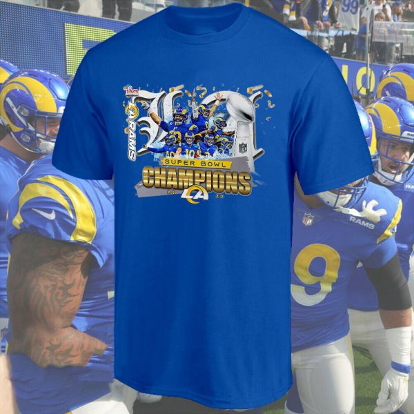 89 Fashion Los Angeles Rams Super Bowl 2022 Champs Winner T-Shirt