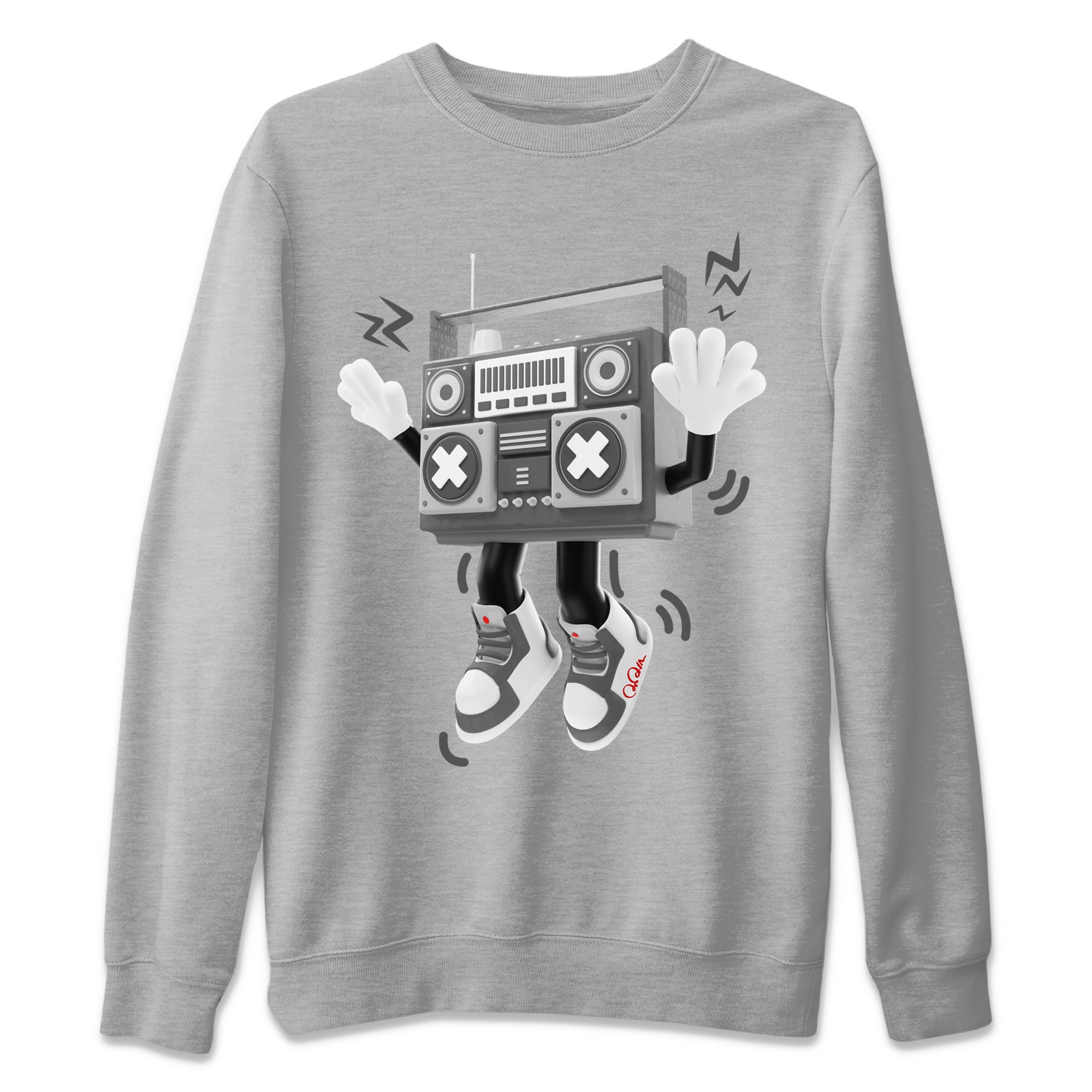 90s Radio Boy Unisex Sweater – Air Jordan 1 Washed Heritage, Sneakers Matching Sweater
