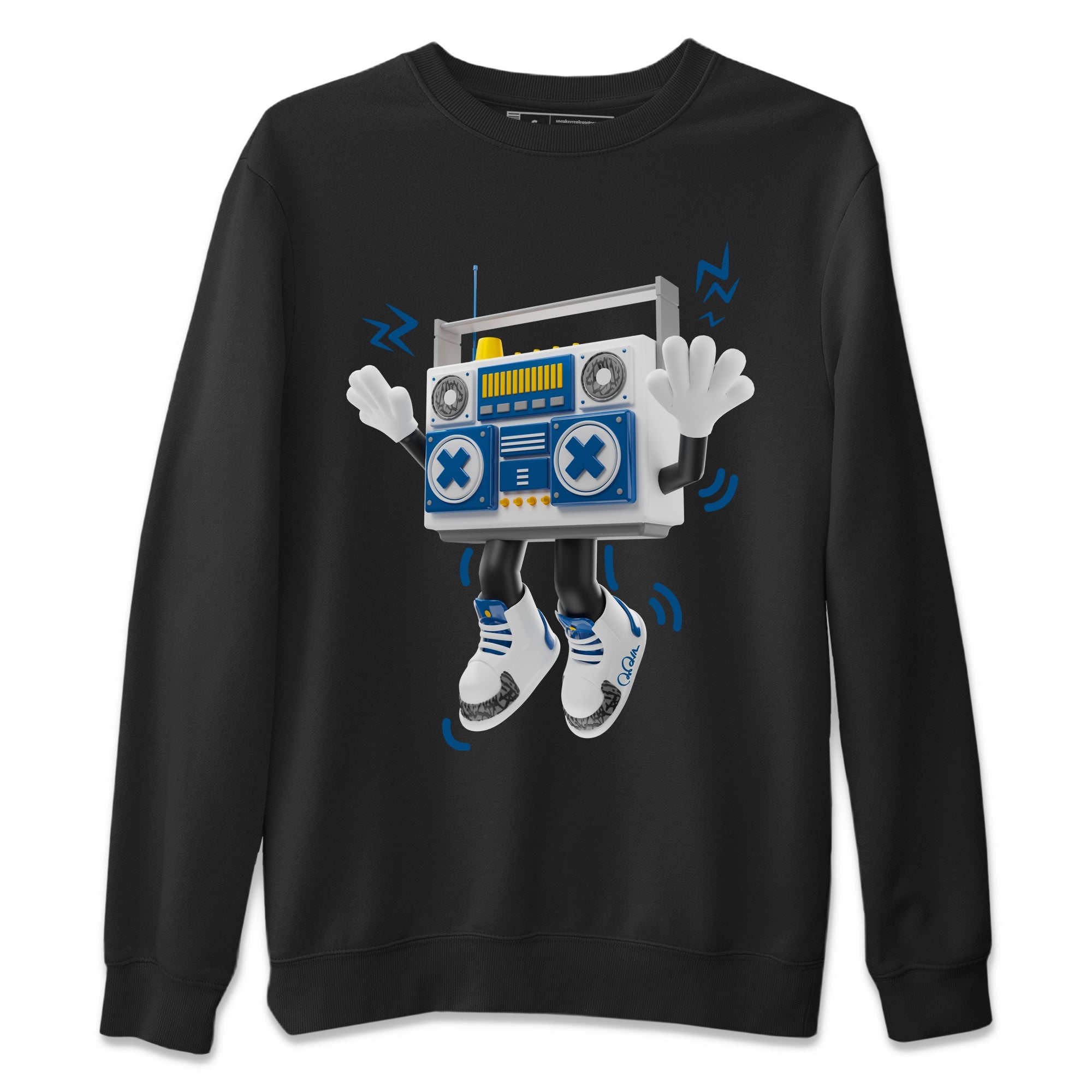 90s Radio Boy Unisex Sweater – Air Jordan 3 Wizards, Sneakers Matching Sweater