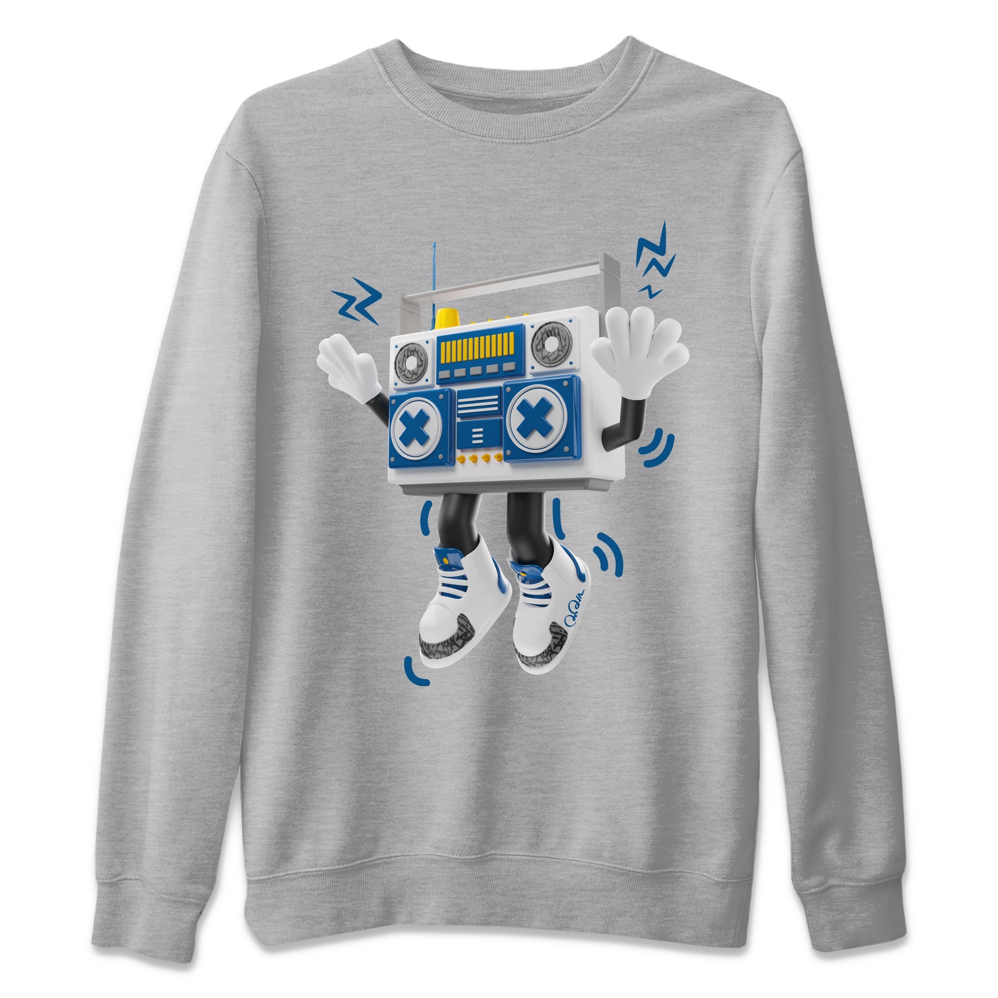 90s Radio Boy Unisex Sweater – Air Jordan 3 Wizards, Sneakers Matching Sweater