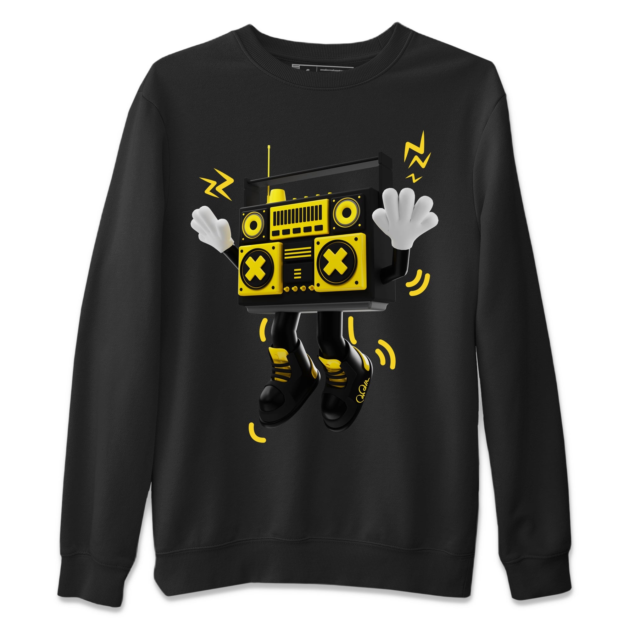 90s Radio Boy Unisex Sweater – Air Jordan 4 Thunder, Sneakers Matching Sweater