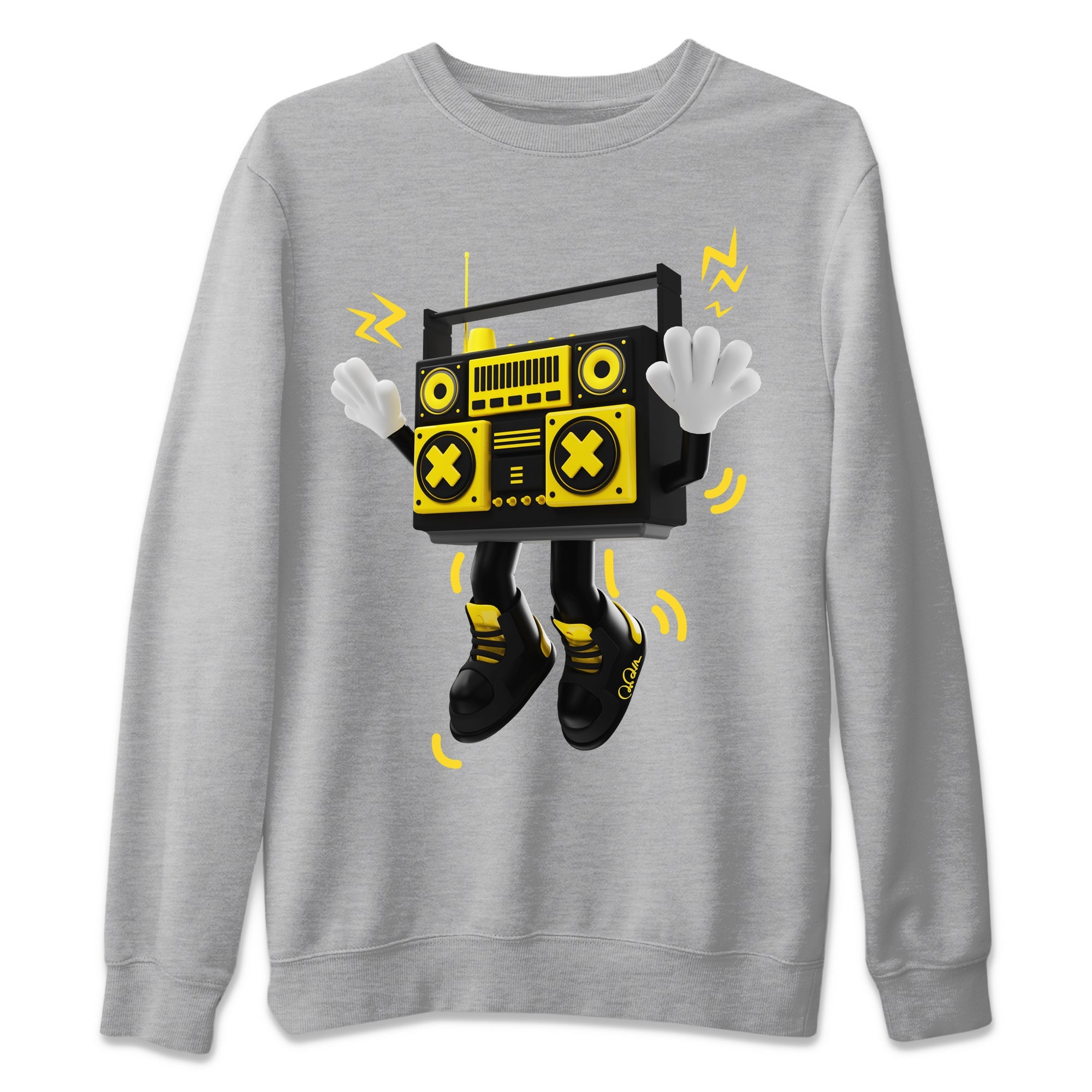 90s Radio Boy Unisex Sweater – Air Jordan 4 Thunder, Sneakers Matching Sweater