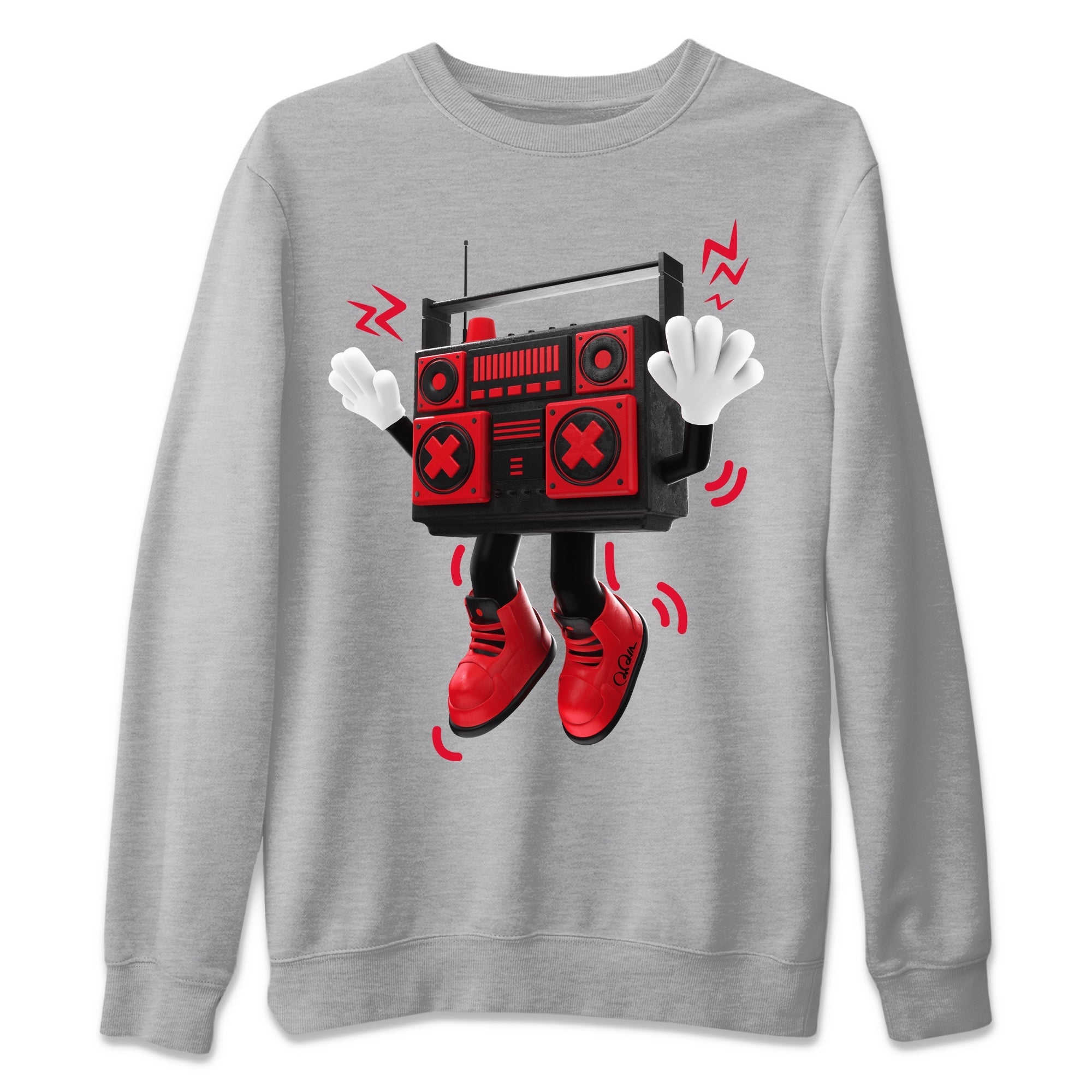 90s Radio Boy Unisex Sweater – Air Jordan 6 Toro Bravo, Sneakers Matching Sweater