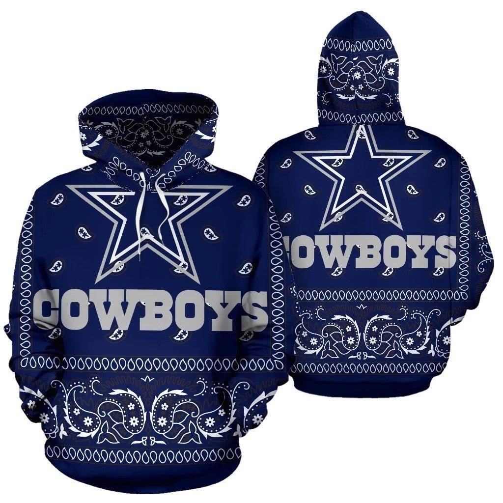 98 Dallas Cowboys Hoodie 3D Zipper Hoodies All Over Print For Fan 3D Zipper Hoodie 3D Zipper Hoodie