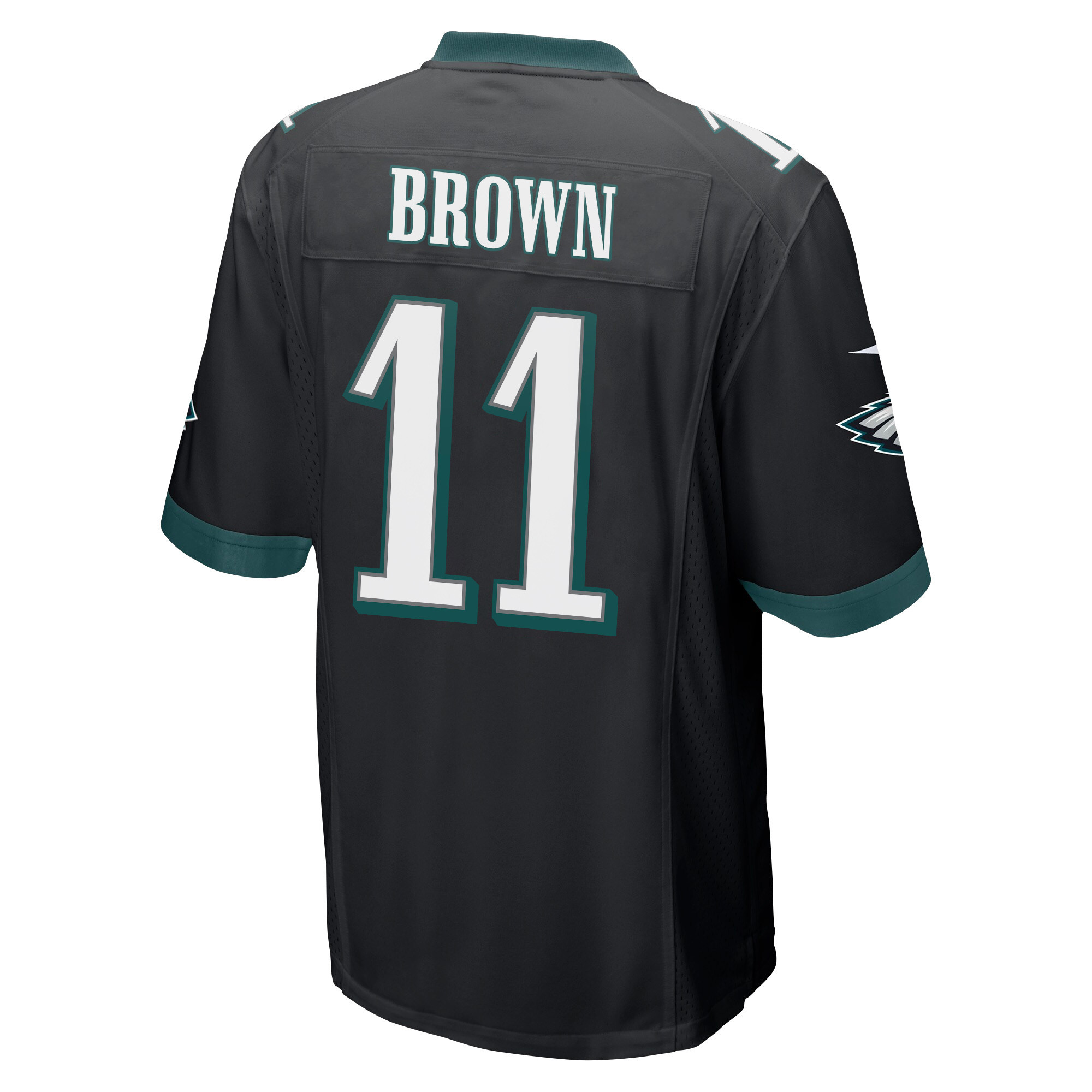 A.J. Brown 11 Philadelphia Eagles Super Bowl LVII Champions Men Game Stitched Jersey – Black
