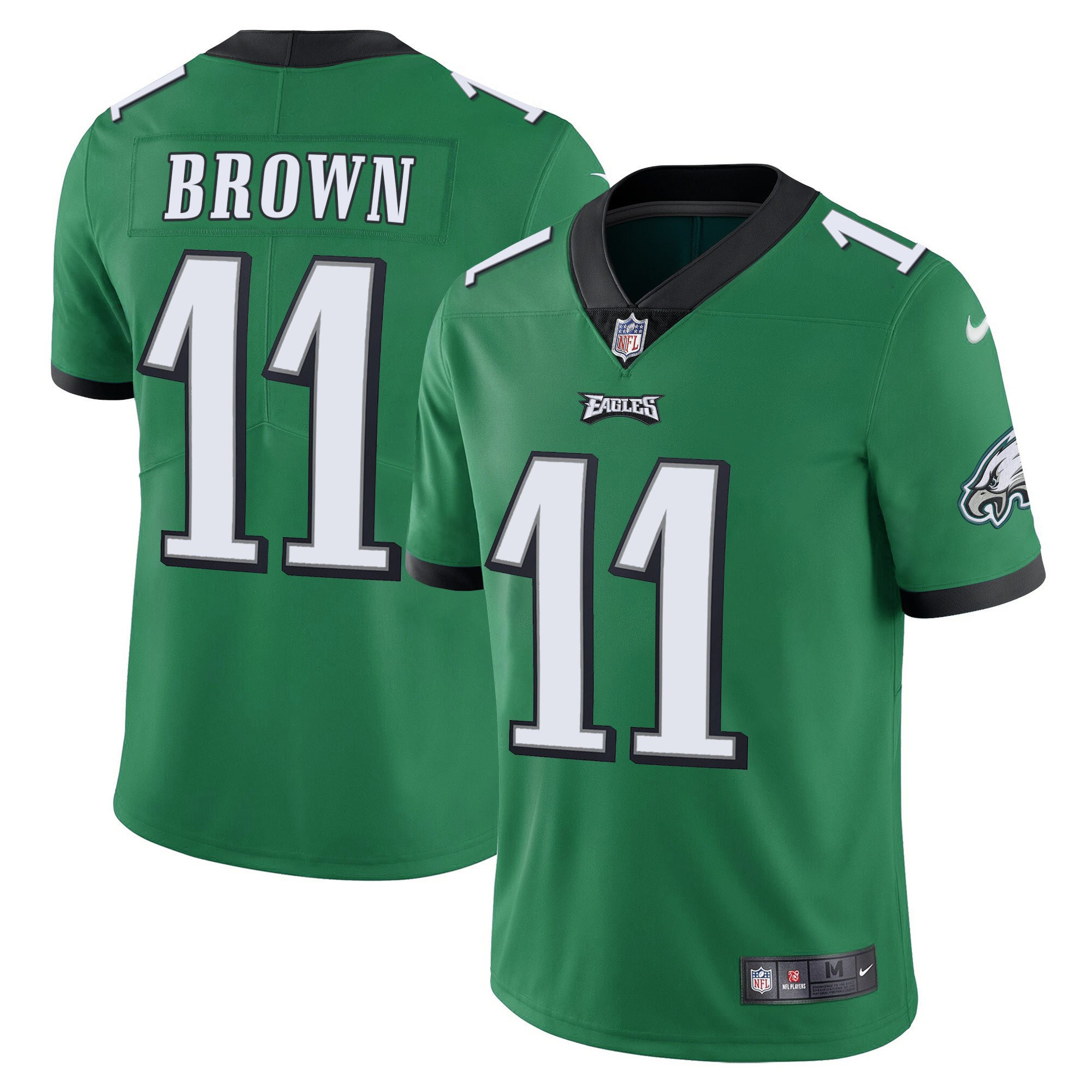 A.J. Brown Men's Philadelphia Eagles Kelly Green Limited Jersey - All Stitched