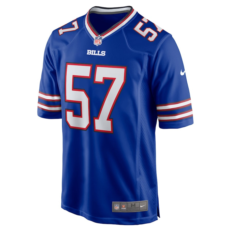 A.J. Epenesa 57 Buffalo Bills Game Player Stitched Jersey – Royal