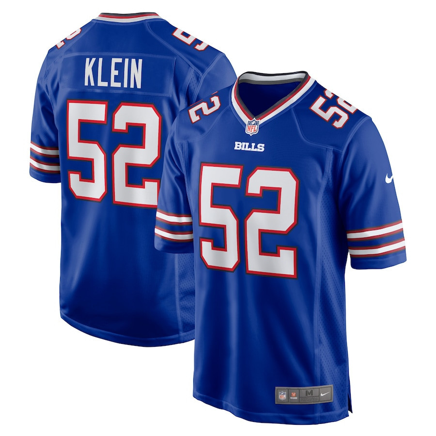 A.J. Klein 52 Buffalo Bills Home Game Player Stitched Jersey – Royal