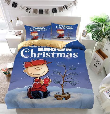 A Charlie Brown Christmas Peanuts 3D Customized Duvet Cover Bedding Set