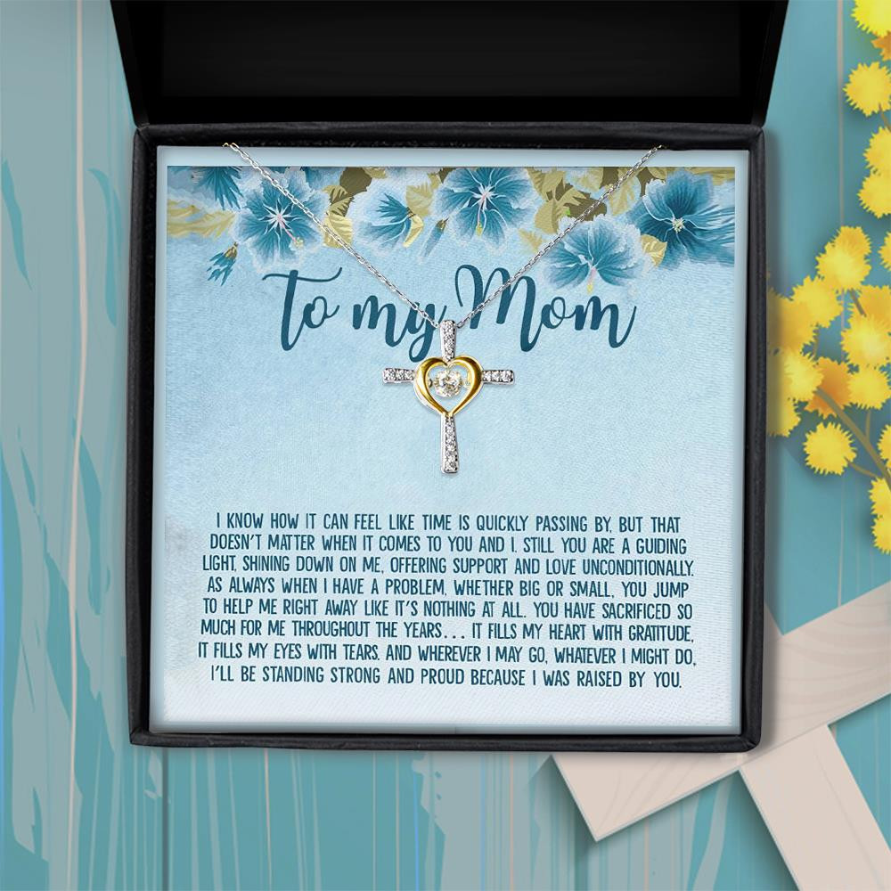 A Guiding Light Shining Down On Me Gift For Mom Cross Dancing Necklace
