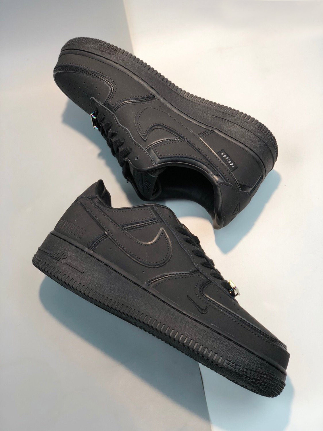 A Ma Maniére x Nike Air Force 1 Low Black/Dark Grey-Wolf Grey For Sale