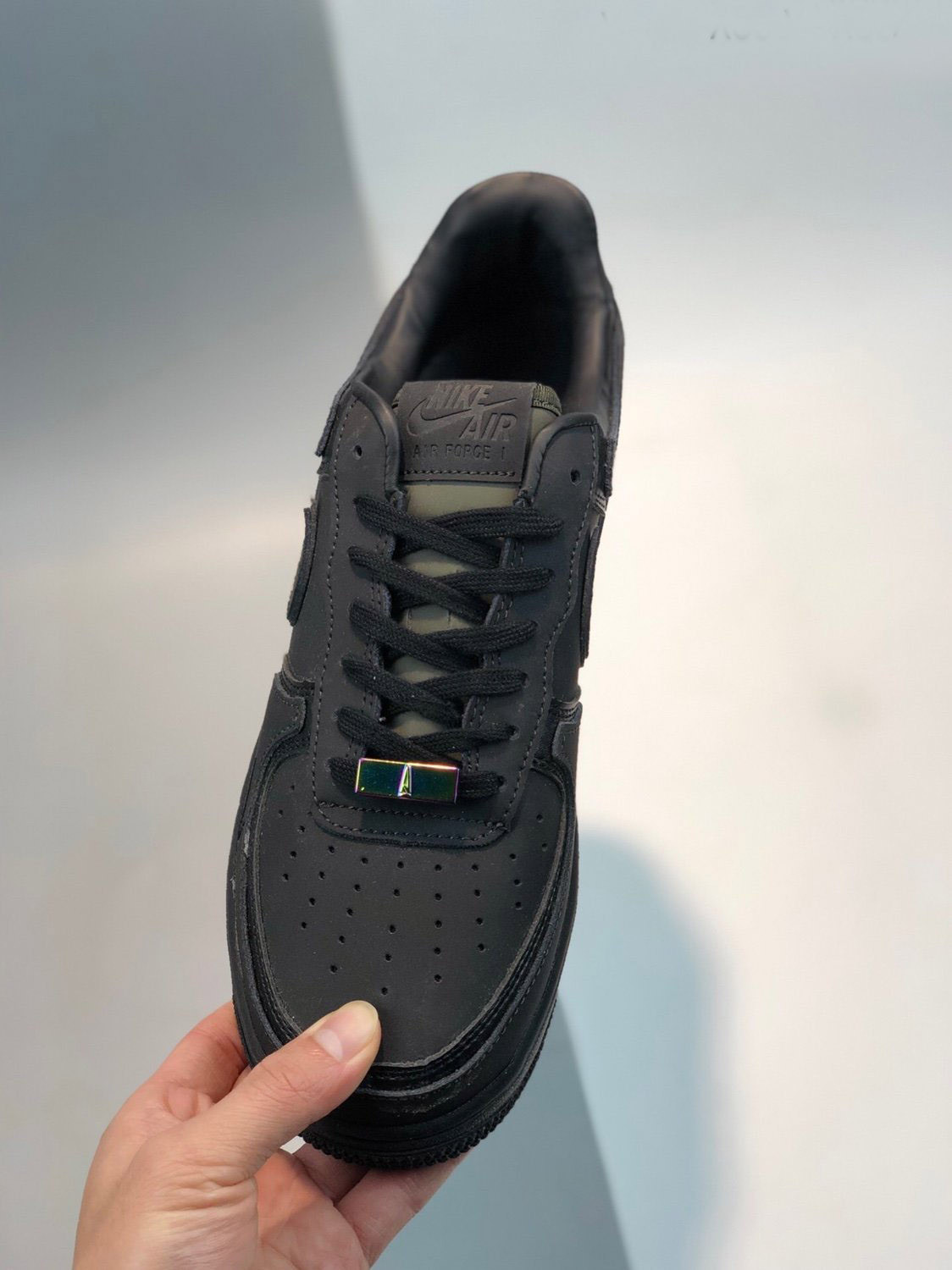 A Ma Maniére x Nike Air Force 1 Low Black/Dark Grey-Wolf Grey For Sale