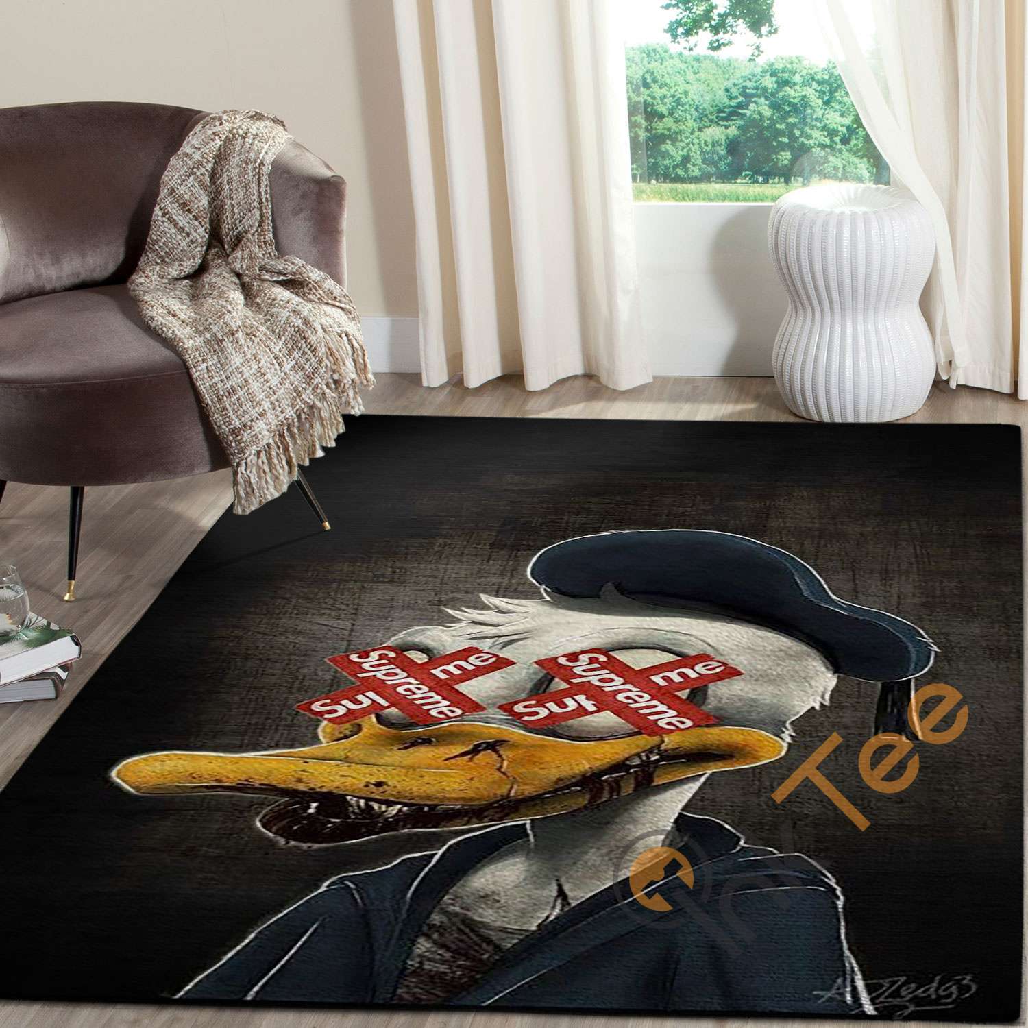 A On Hypebeast Supreme Rectangle Rug
